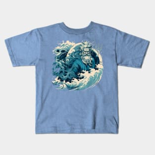 Poseidon Greek God of the Sea. Poseidon art Kids T-Shirt